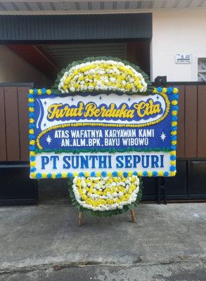 Papan Bunga Duka di Ranggagata