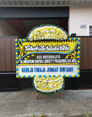 Papan Bunga Duka di Ranggagata